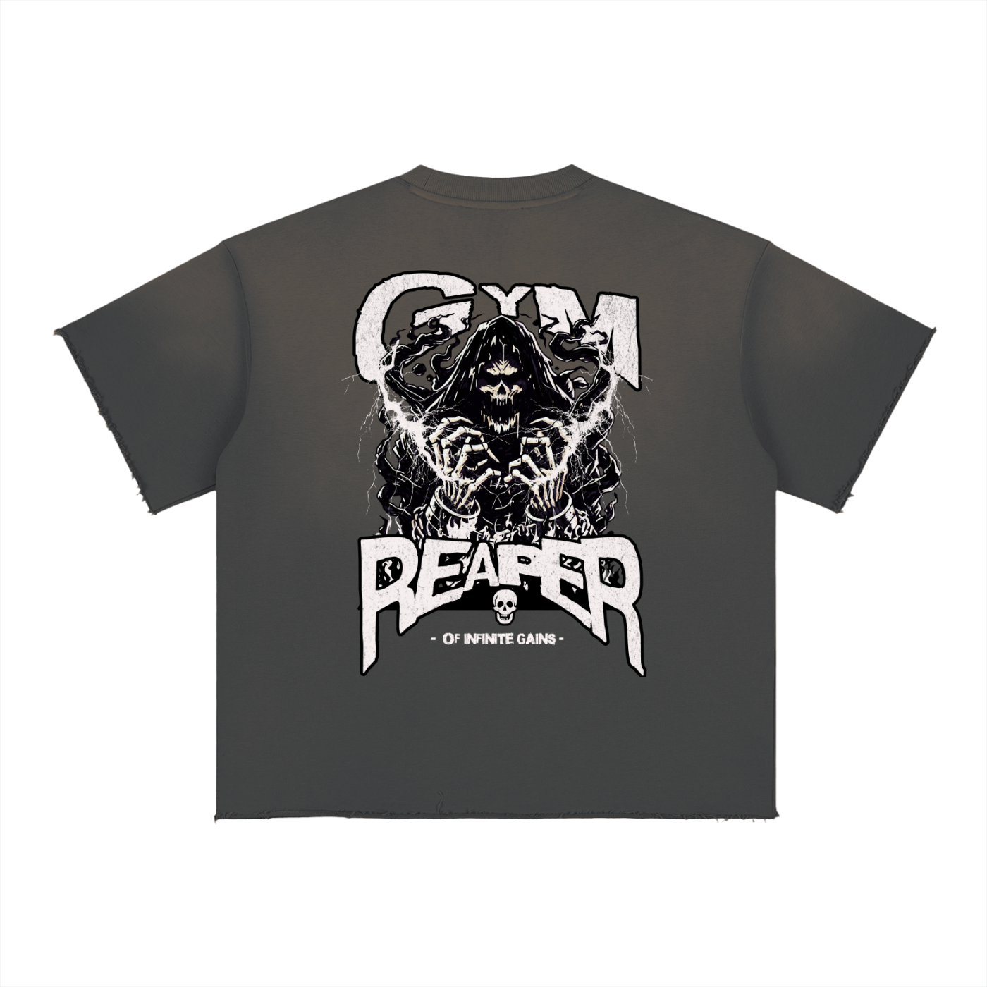 UC- GYM REAPER Men's Sun Fade Raw Edge T-Shirts