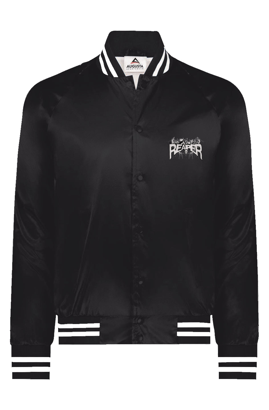 Satin Baseball Varsity Jacket