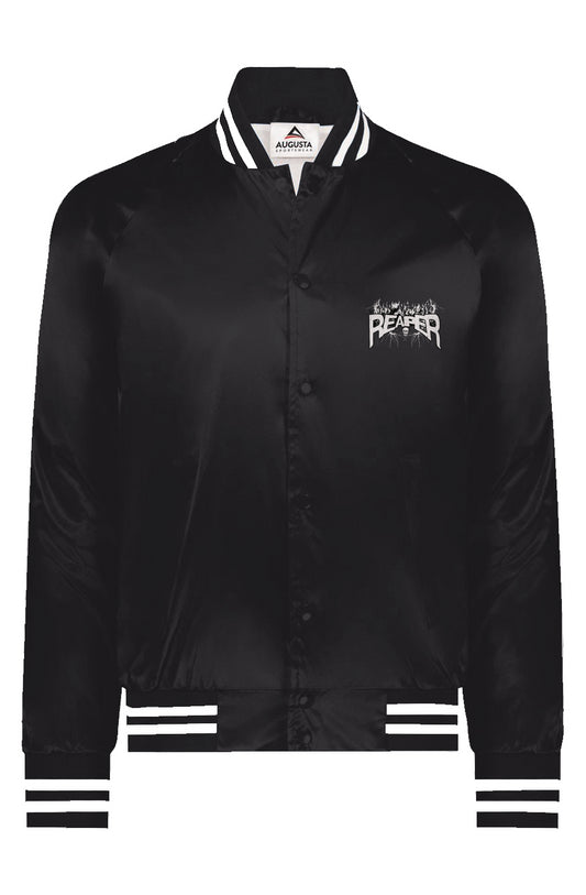 Satin Baseball Varsity Jacket