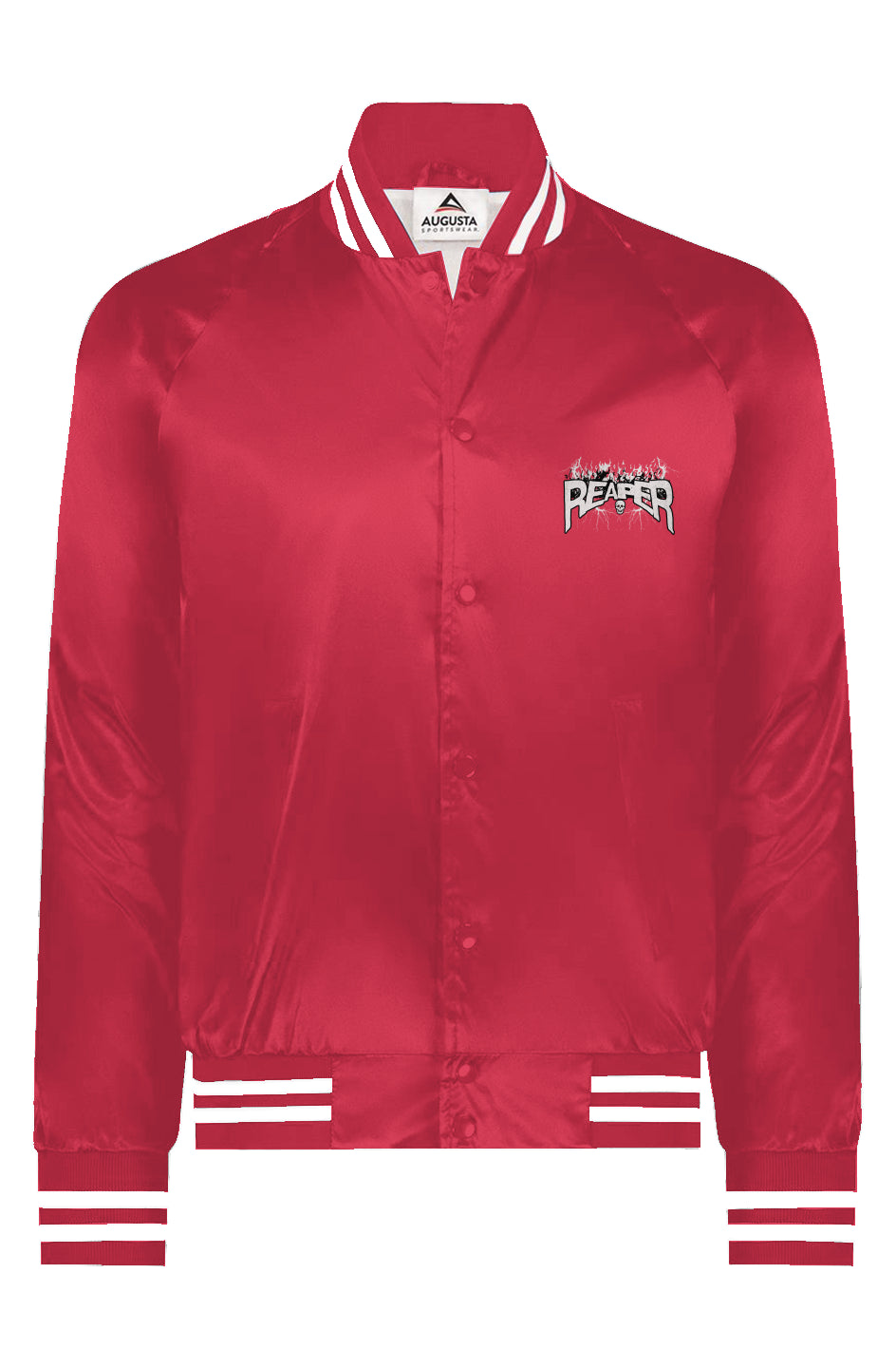 Satin Baseball Varsity Jacket