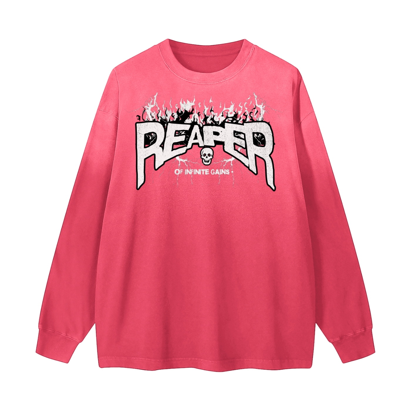 UC-GYM REAPER Men's Vintage Washed Long Sleeve Tees