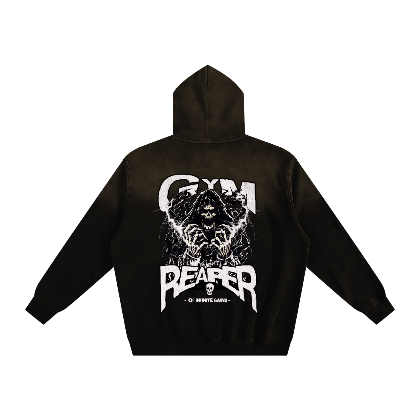 UC- GYM REAPER Sunfade Men's Fleeced Hoodies