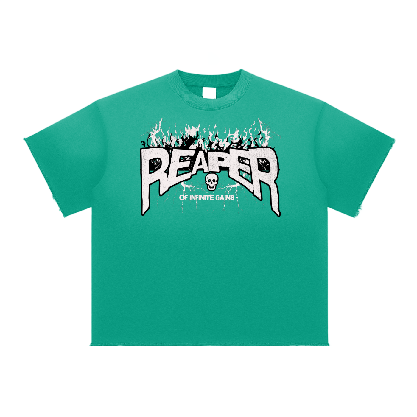 UC- GYM REAPER Men's Sun Fade Raw Edge T-Shirts