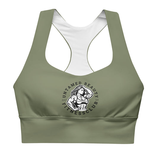 UNTAMED BEAUTY FITNESS CLUB - Longline sports bra