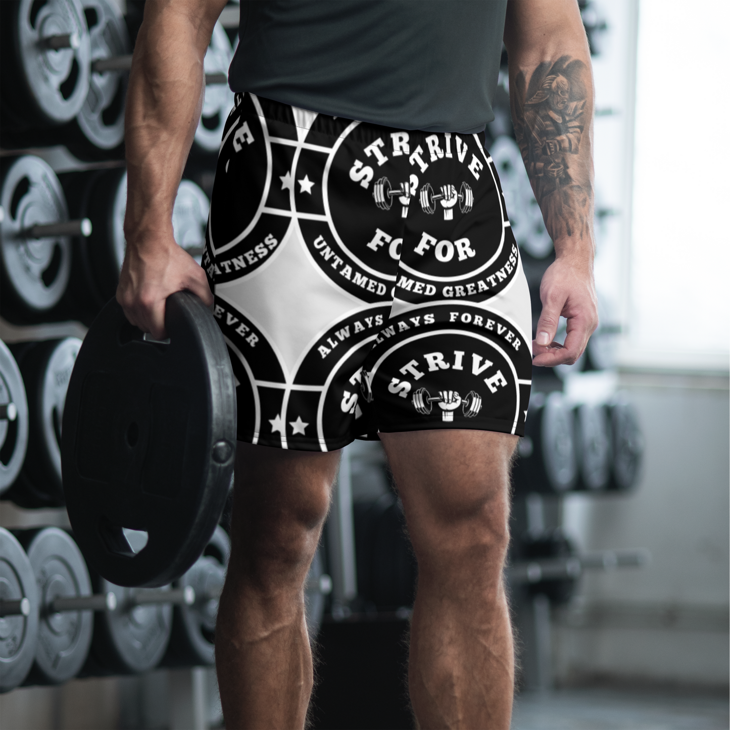 Untamed Greatness Forever - Men's Athletic Shorts