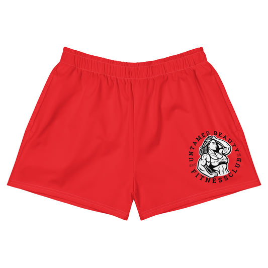 UNTAMED BEAUTY POWER FITNESS CLUB -  Women’s Athletic Shorts