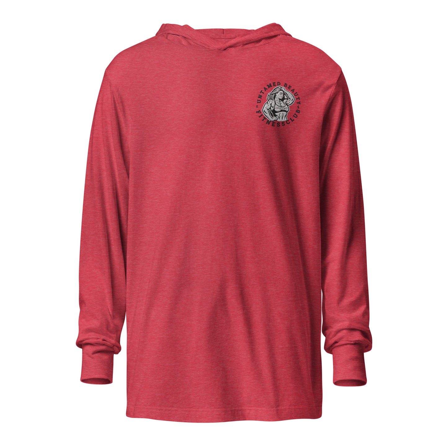 UNTAMED BEAUTY FITNESS CLUB - Hooded long-sleeve tee