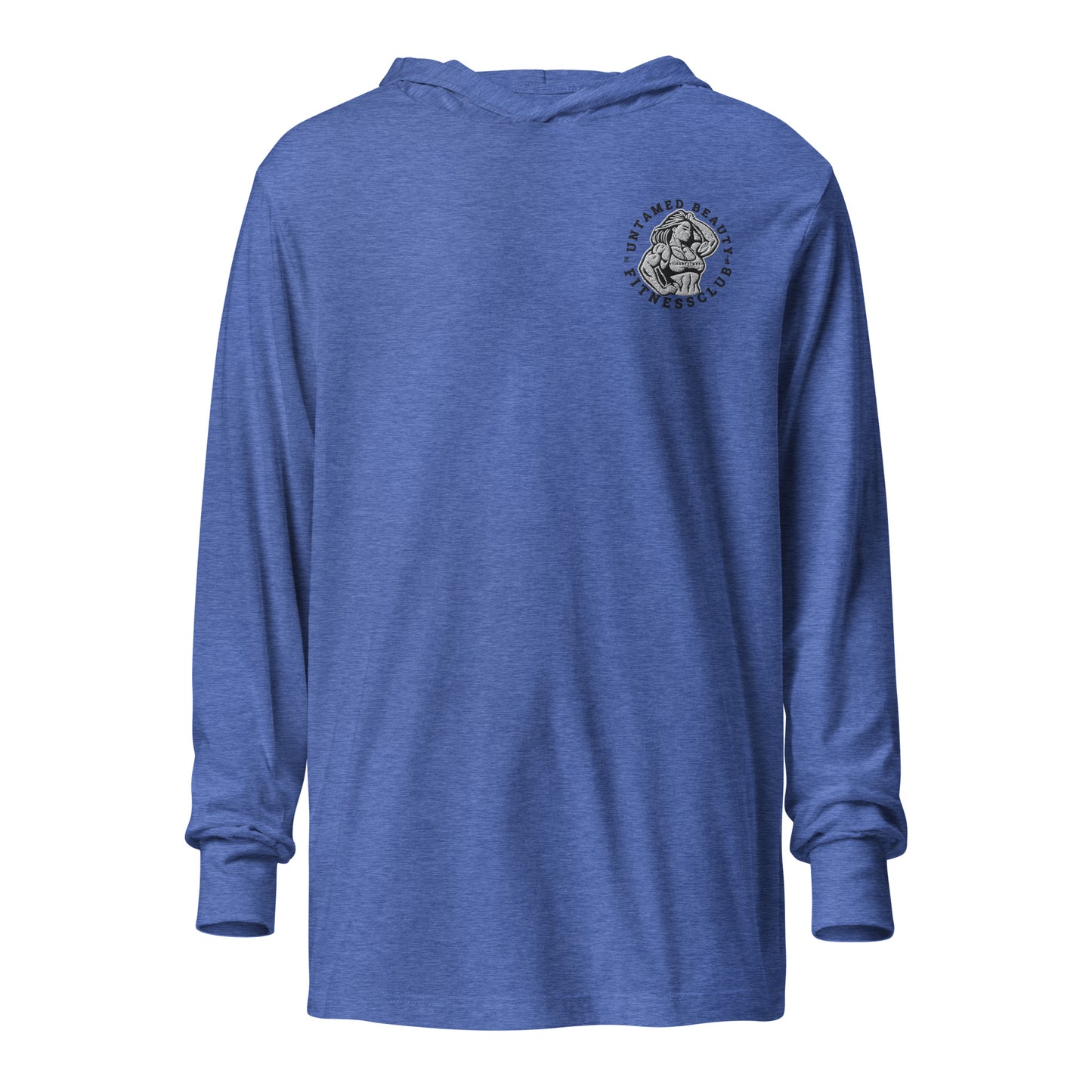 UNTAMED BEAUTY FITNESS CLUB - Hooded long-sleeve tee