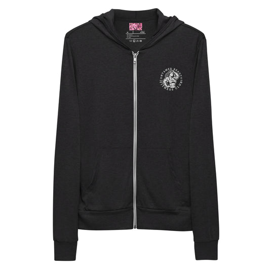UNTAMED BEAUTY FITNESS CLUB - Unisex zip hoodie