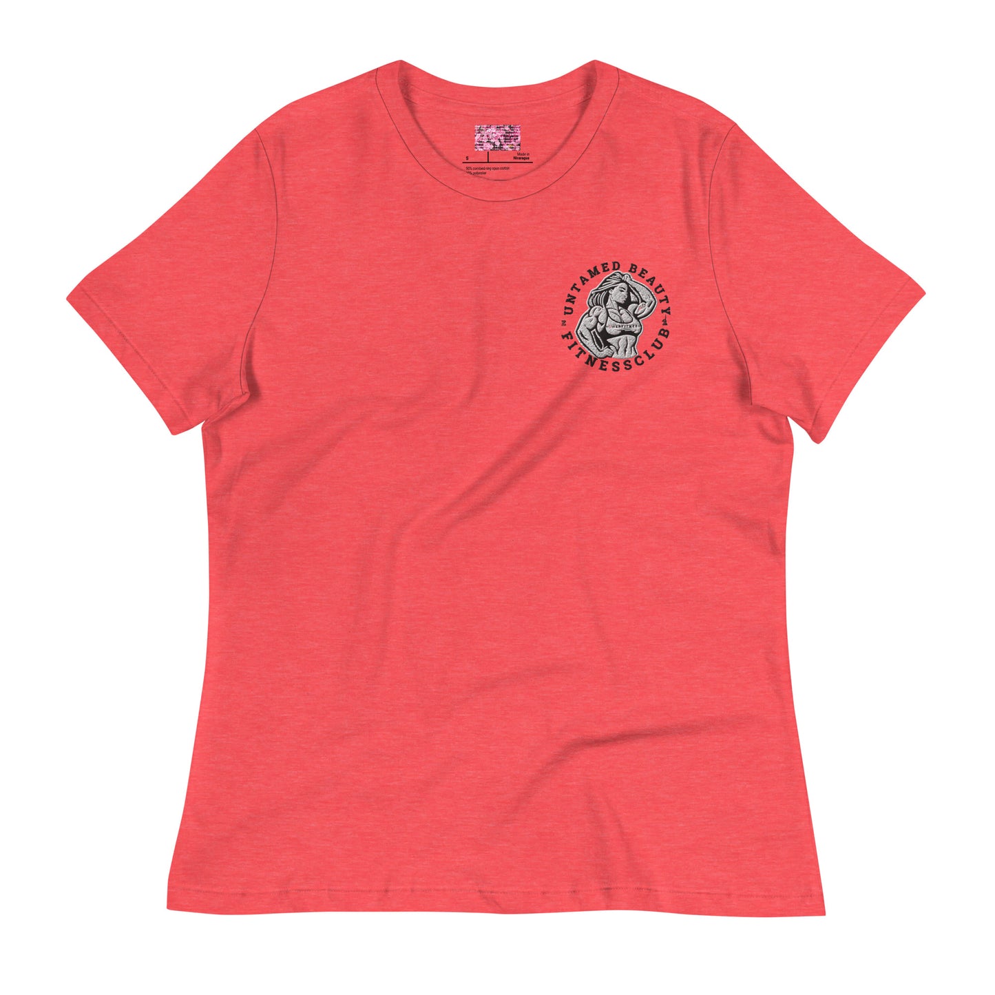 UNTAMED BEAUTY FITNESS CLUB - Women's Relaxed T-Shirt