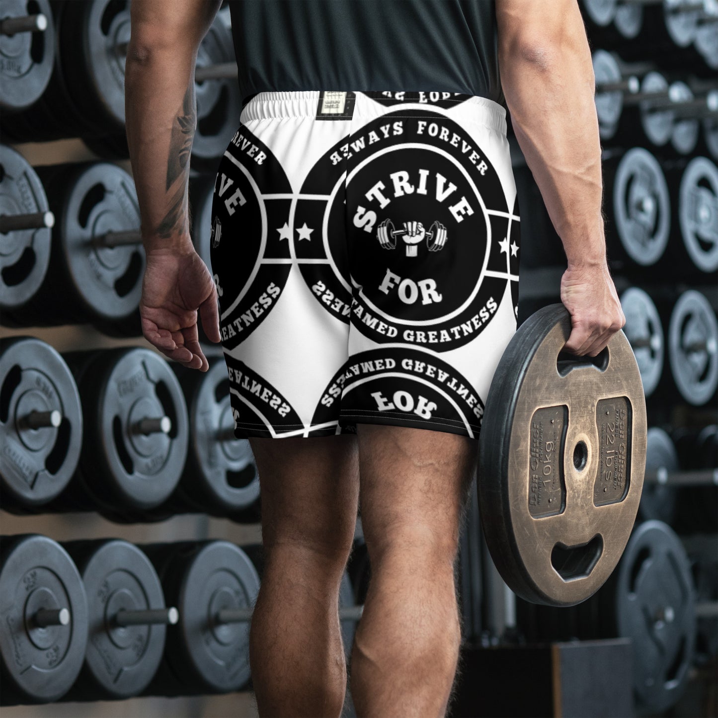 Untamed Greatness Forever - Sport Men's Athletic Shorts