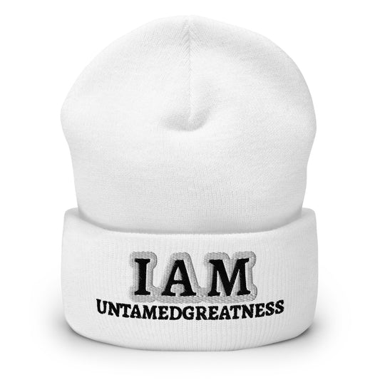 IAM UNTAMED GREATNESS - Cuffed Beanies