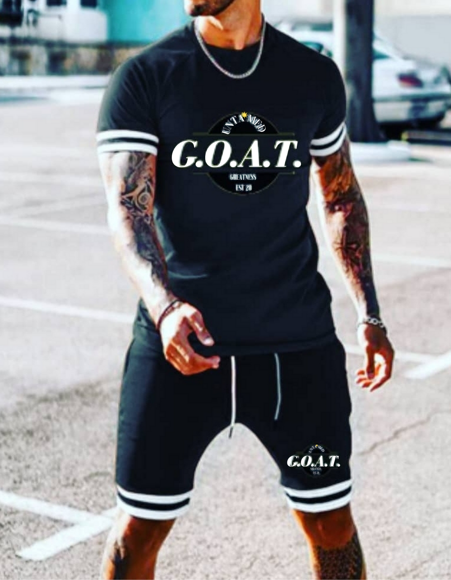 UNTAMED GOAT - Shirt & Shorts Set