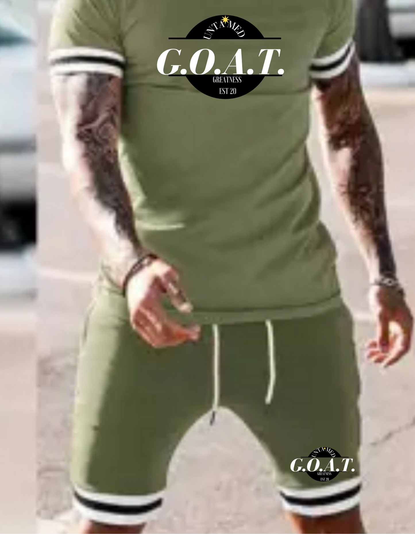 UNTAMED GOAT - Shirt & Shorts Set